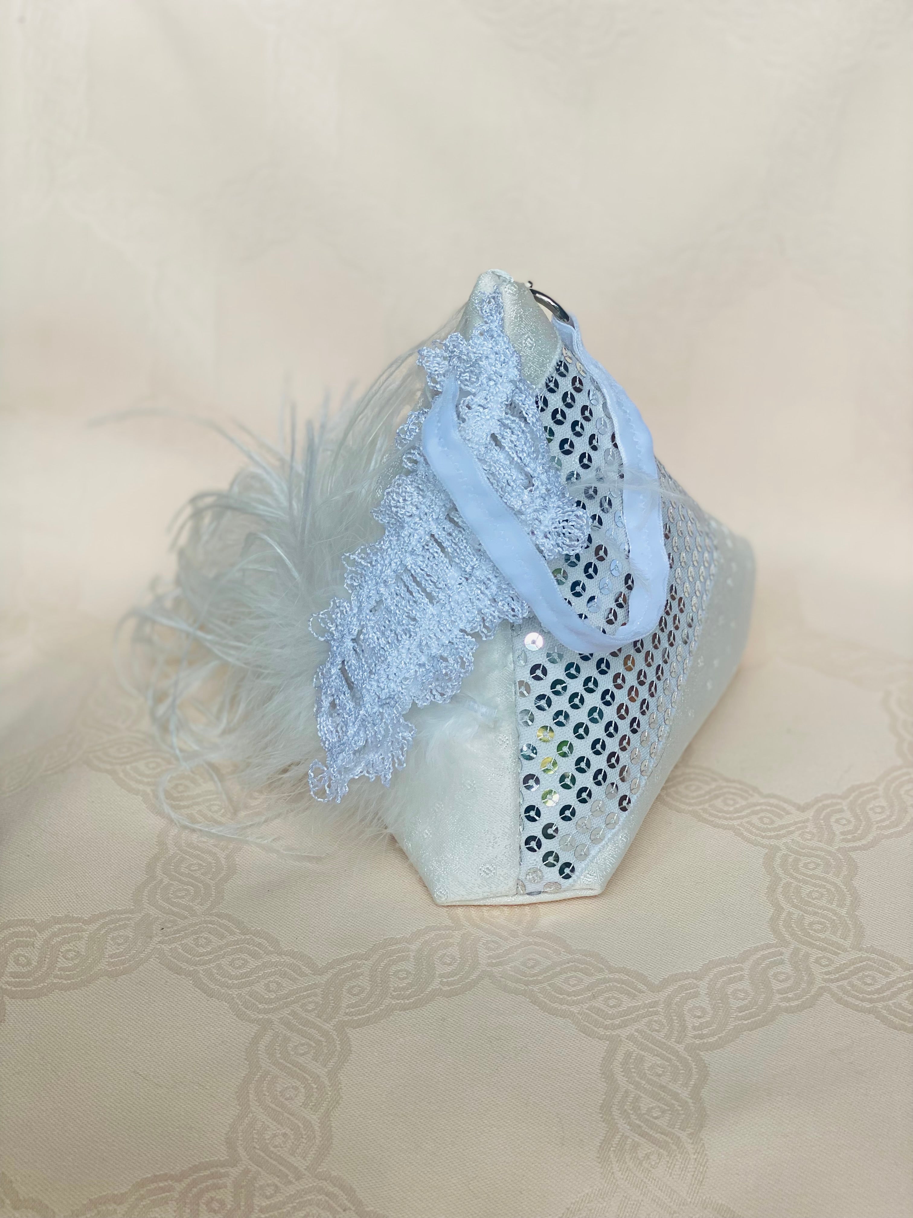 Sac Berlingot MariParis – Collection Mariage — Pièce unique artisanale Fait main en France