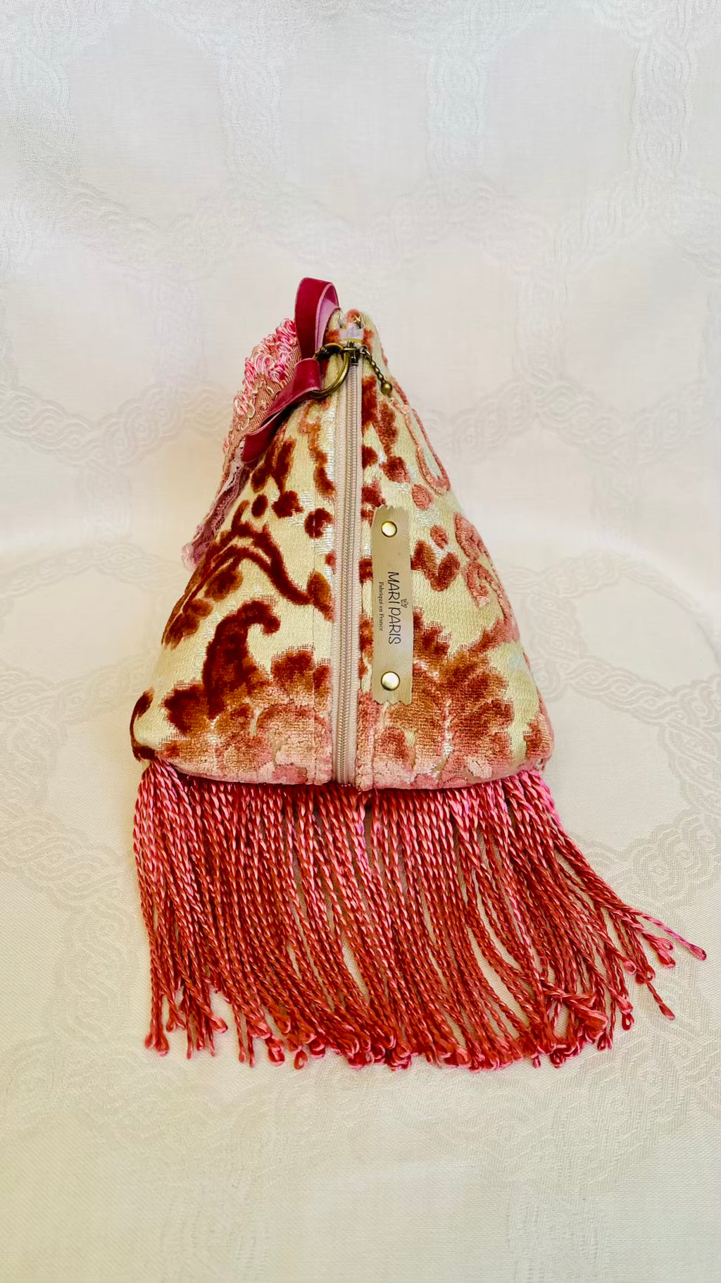 Sac Berlingot MariParis – Collection Marie-Antoinette Pièce unique artisanale Fait main en France
