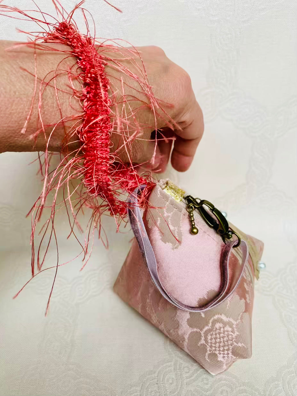 Sac Berlingot MariParis – Collection Marie-Antoinette Pièce unique artisanale Made in France