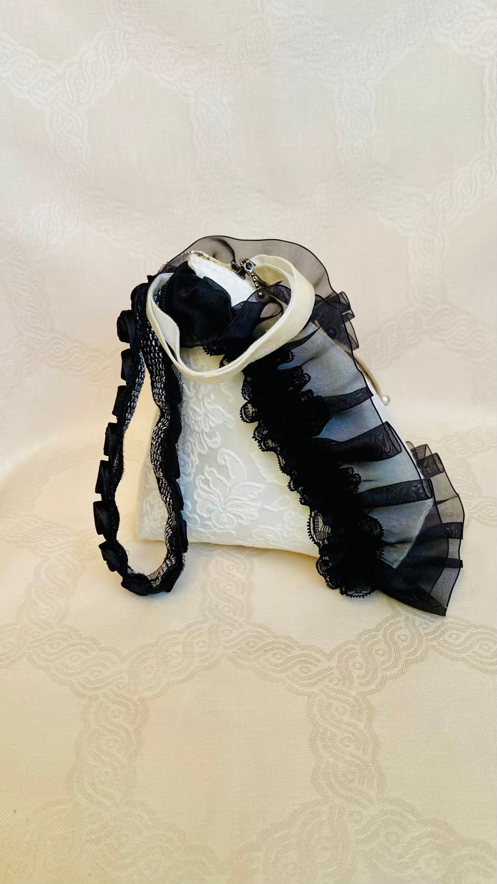 Sac Berlingot MariParis – Collection Venise             Pièce unique artisanale Fait main en France