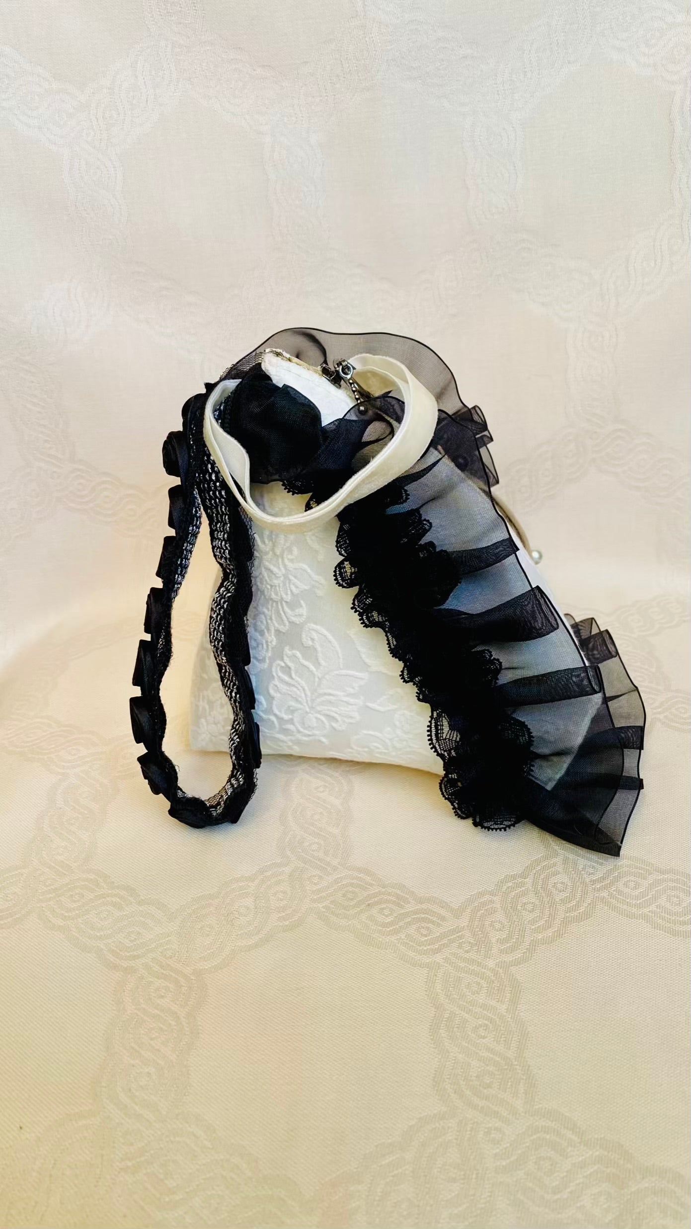 Sac Berlingot MariParis – Collection Venise             Pièce unique artisanale Fait main en France