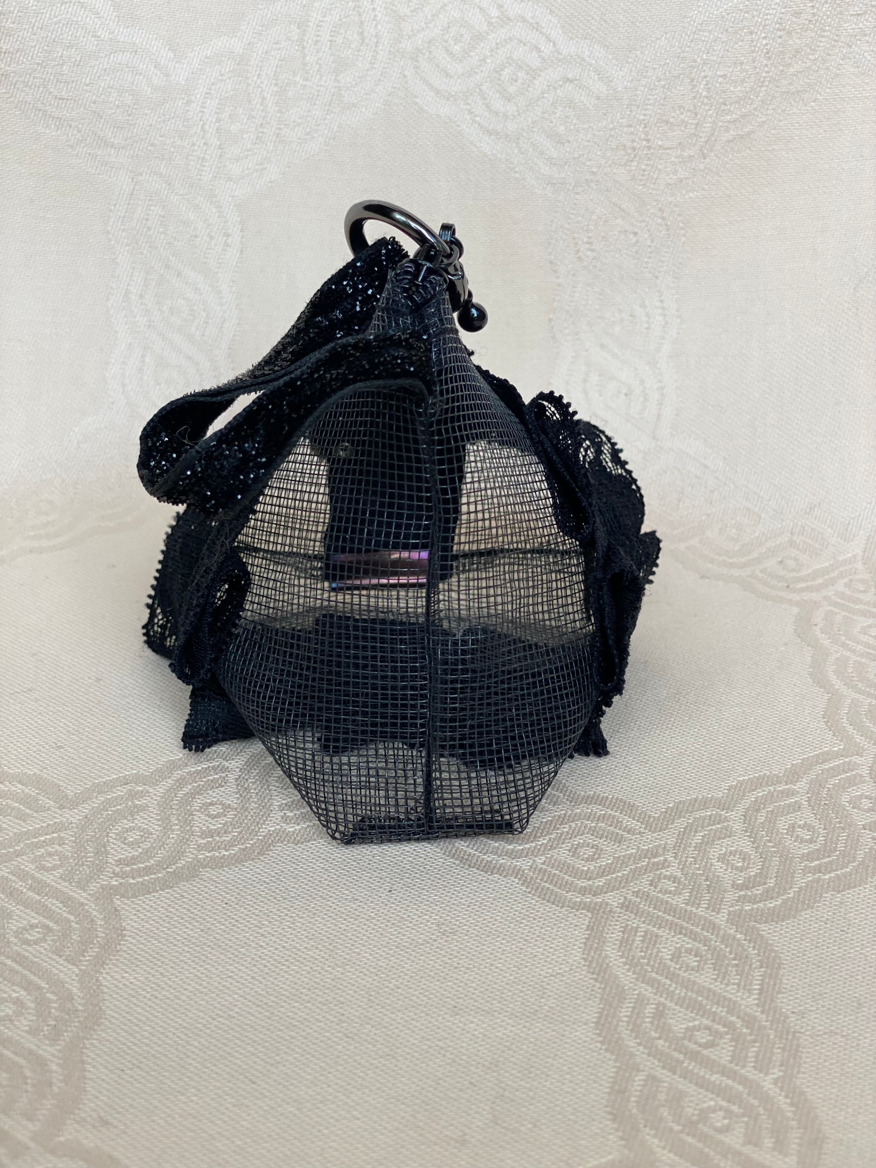 Pochette Berlingot Résille Dentelle Ceinture – Rock&Glam MariParis