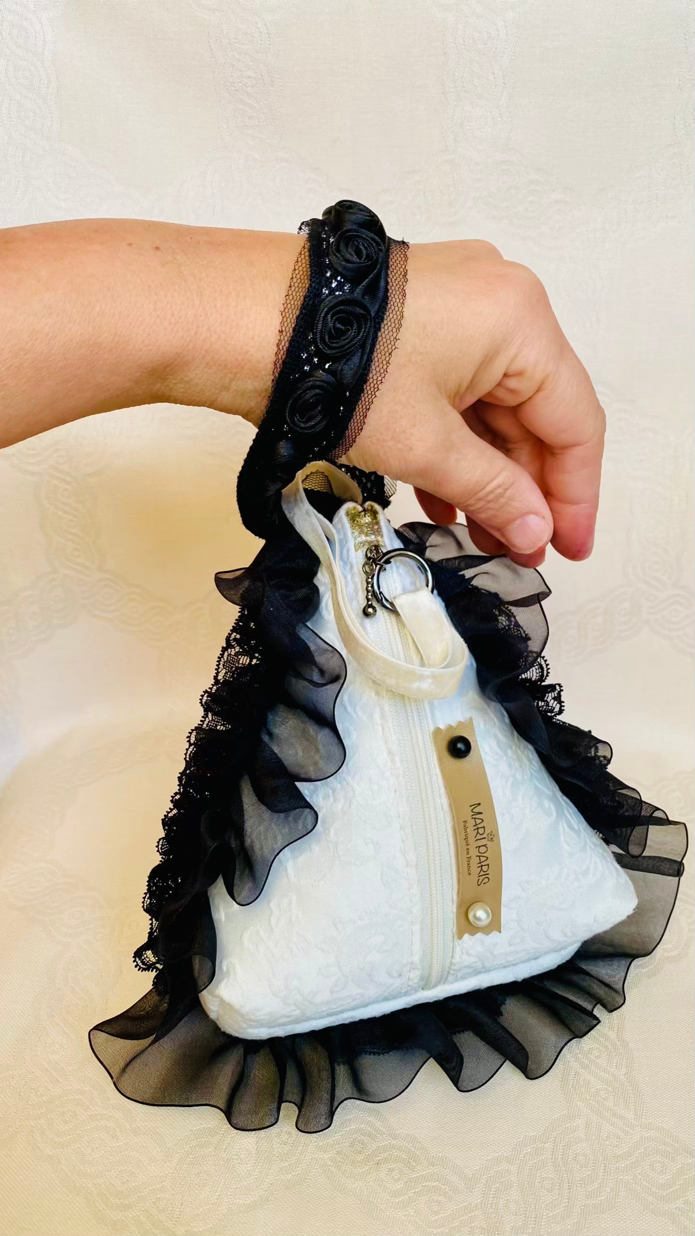 Sac Berlingot MariParis – Collection Venise             Pièce unique artisanale Fait main en France