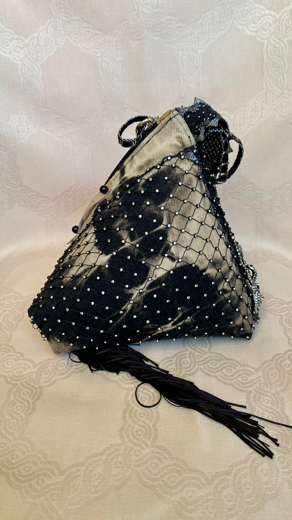 Sac Berlingot MariParis – Collection Rock&Glam     Pièce unique artisanale Fait main en France