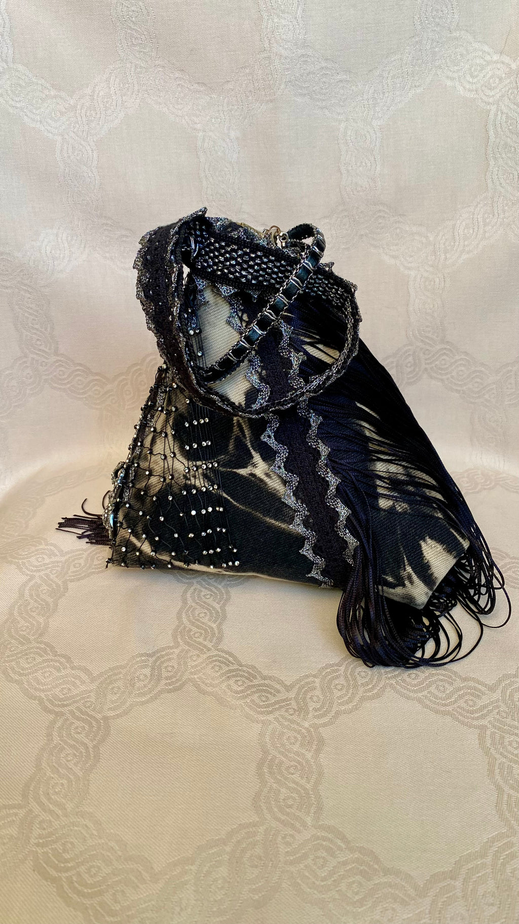 Sac Berlingot MariParis – Collection Rock&Glam     Pièce unique artisanale Fait main en France