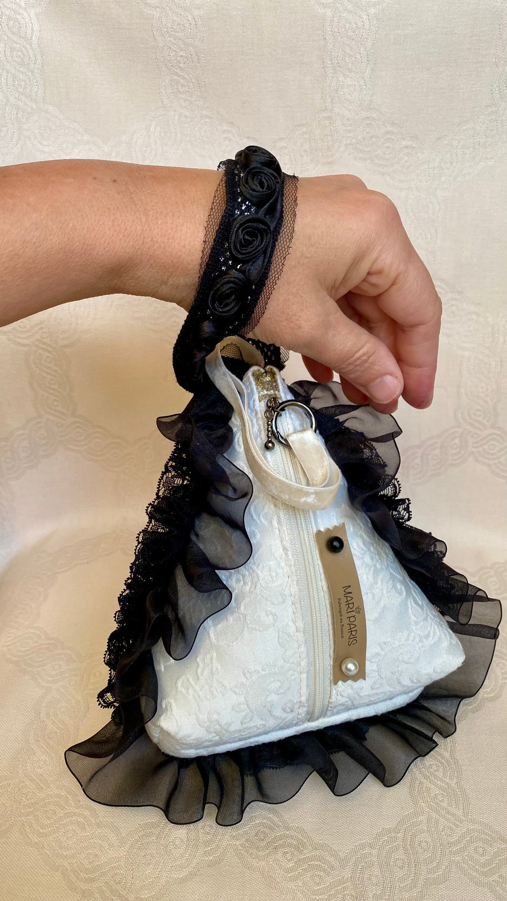 Sac Berlingot MariParis – Collection Venise             Pièce unique artisanale Fait main en France