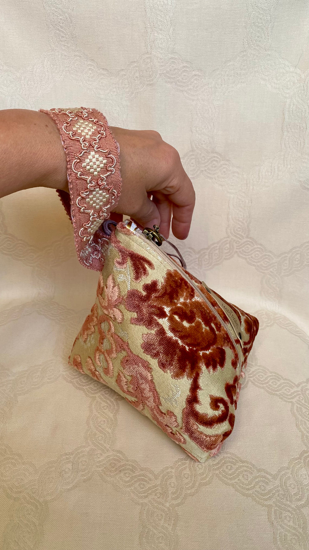 Sac Berlingot MariParis – Collection Marie-Antoinette Pièce unique artisanale Fait main en France