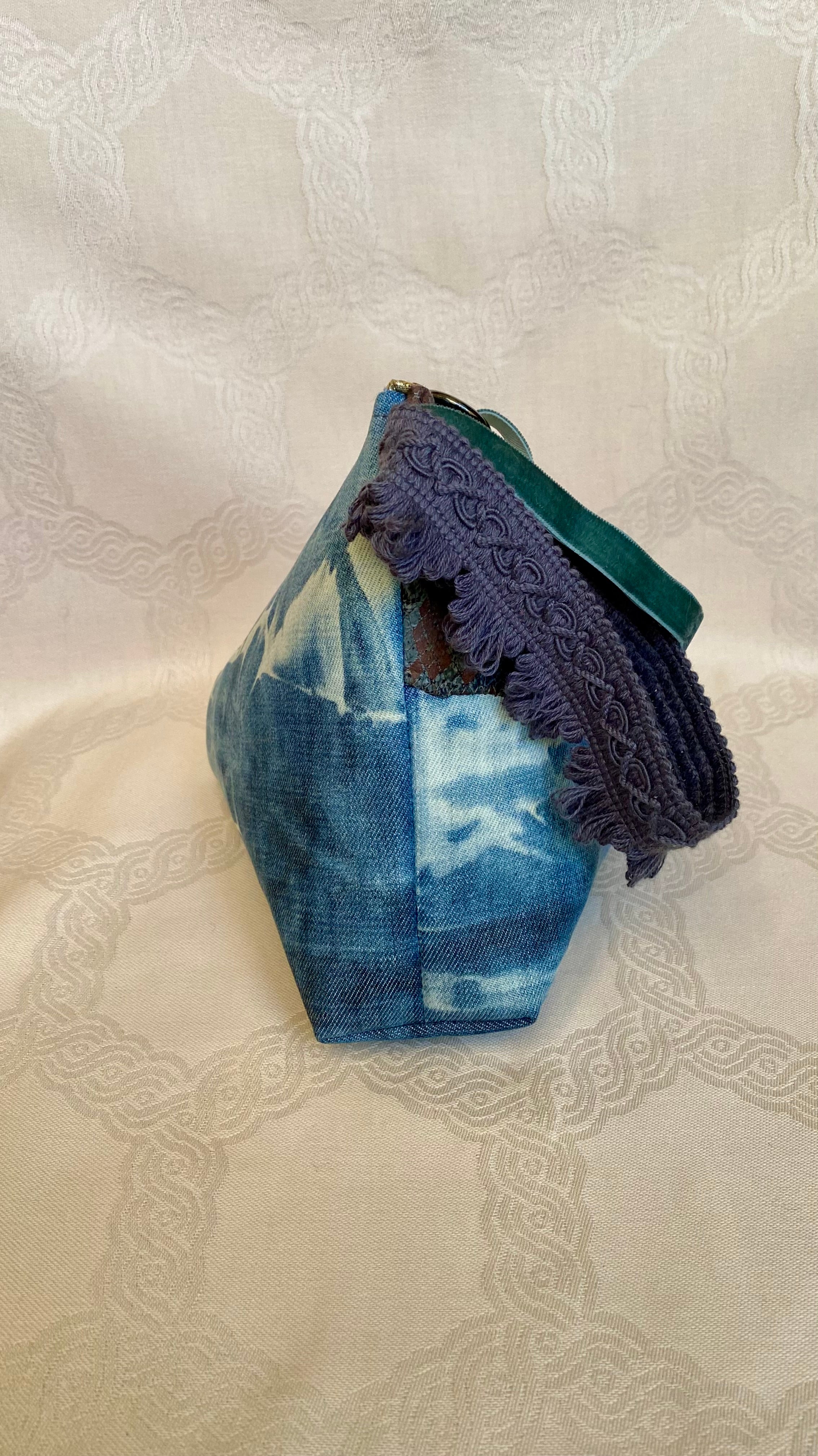 Sac Berlingot MariParis – Collection Rock&Glam     Pièce unique artisanale Fait main en France