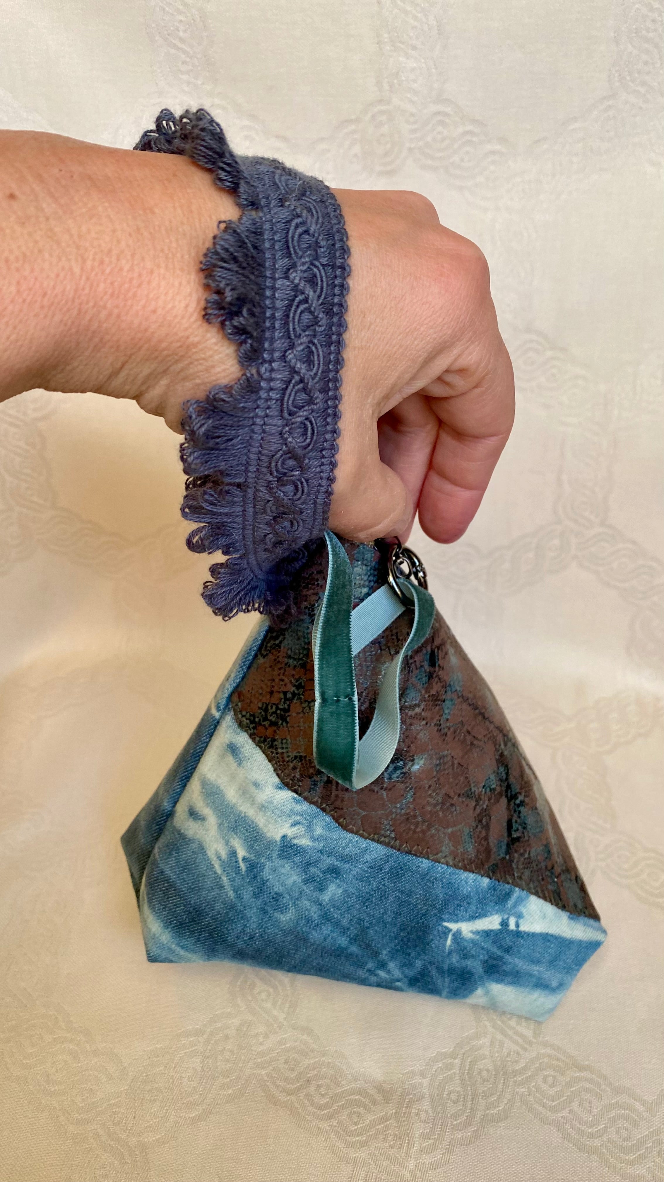 Sac Berlingot MariParis – Collection Rock&Glam     Pièce unique artisanale Fait main en France