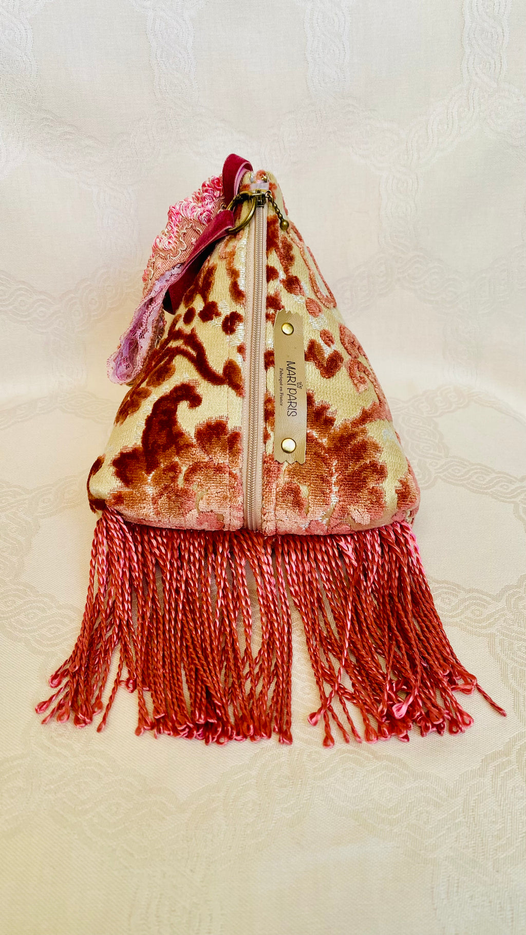 Sac Berlingot MariParis – Collection Marie-Antoinette Pièce unique artisanale Fait main en France