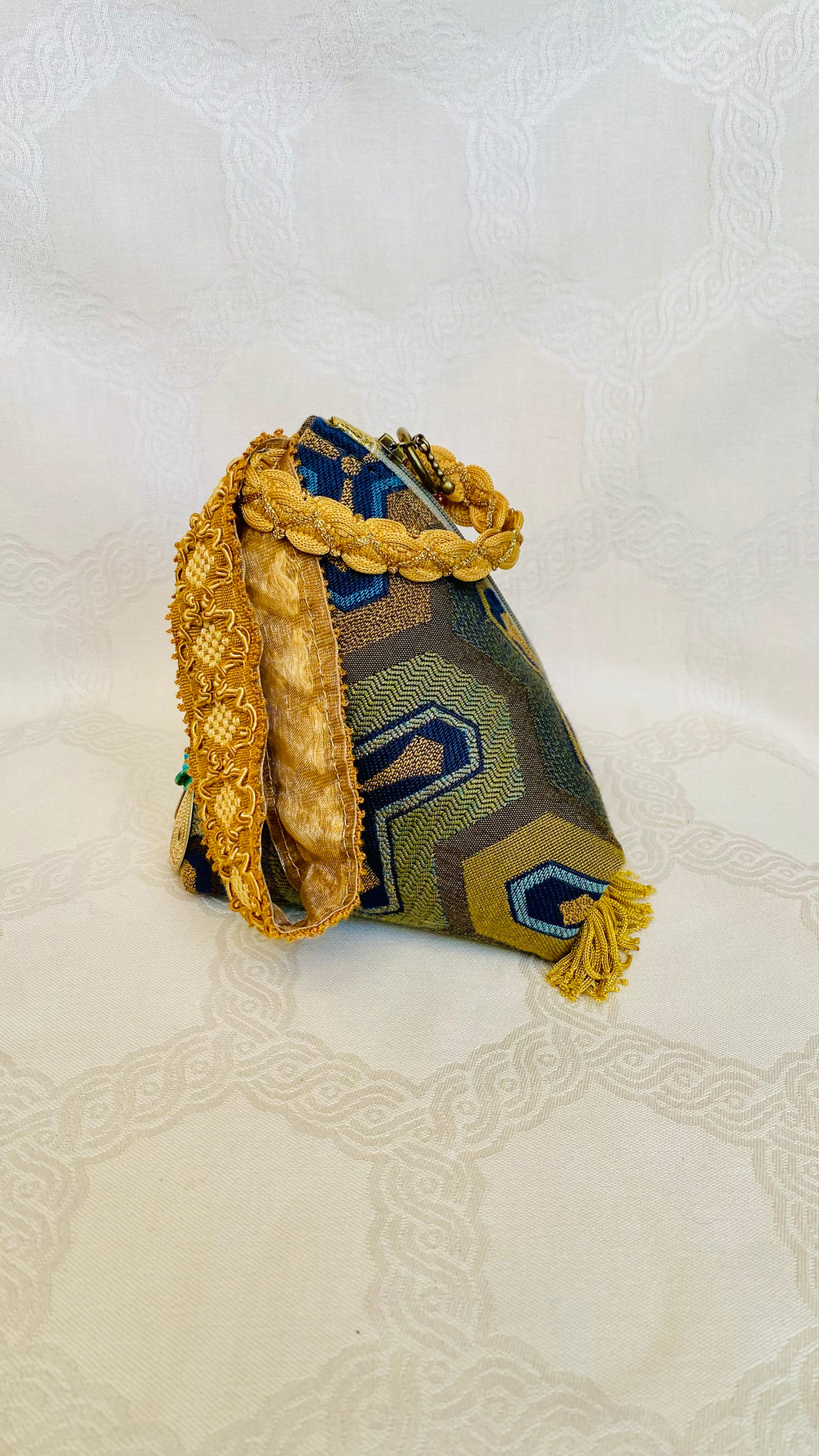 Sac Berlingot MariParis – Collection Les Années Folles Pièce unique artisanale Fait main en France