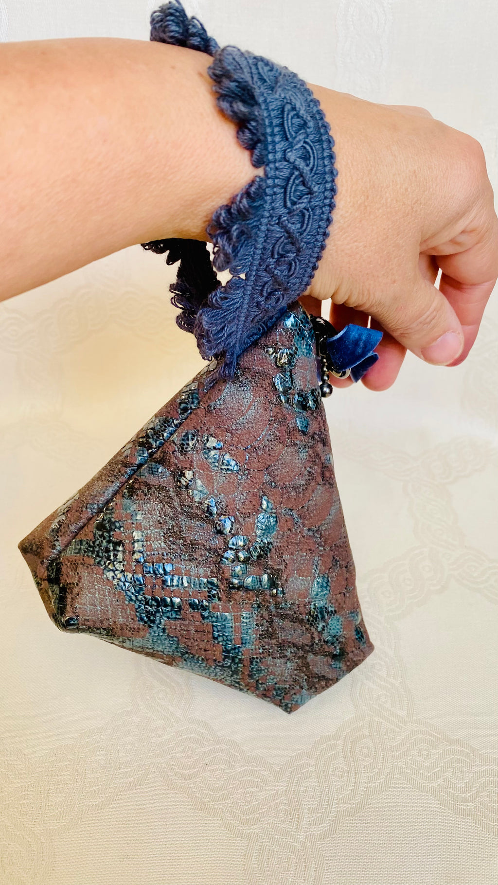 Sac Berlingot MariParis – Collection Rock&Glam     Pièce unique artisanale Fait main en France