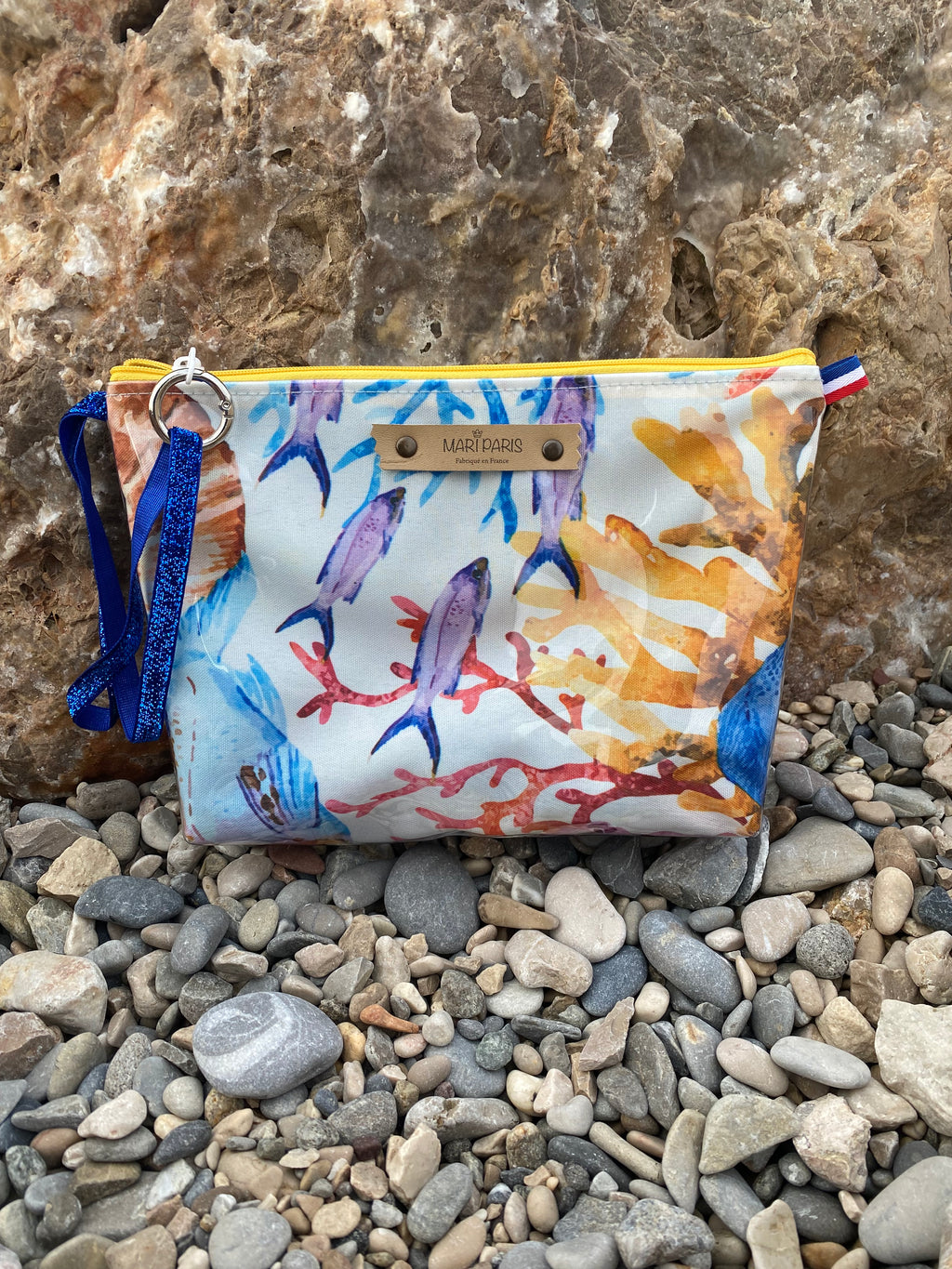 Trousse imperméable MariParis – Collection Trésors Marins