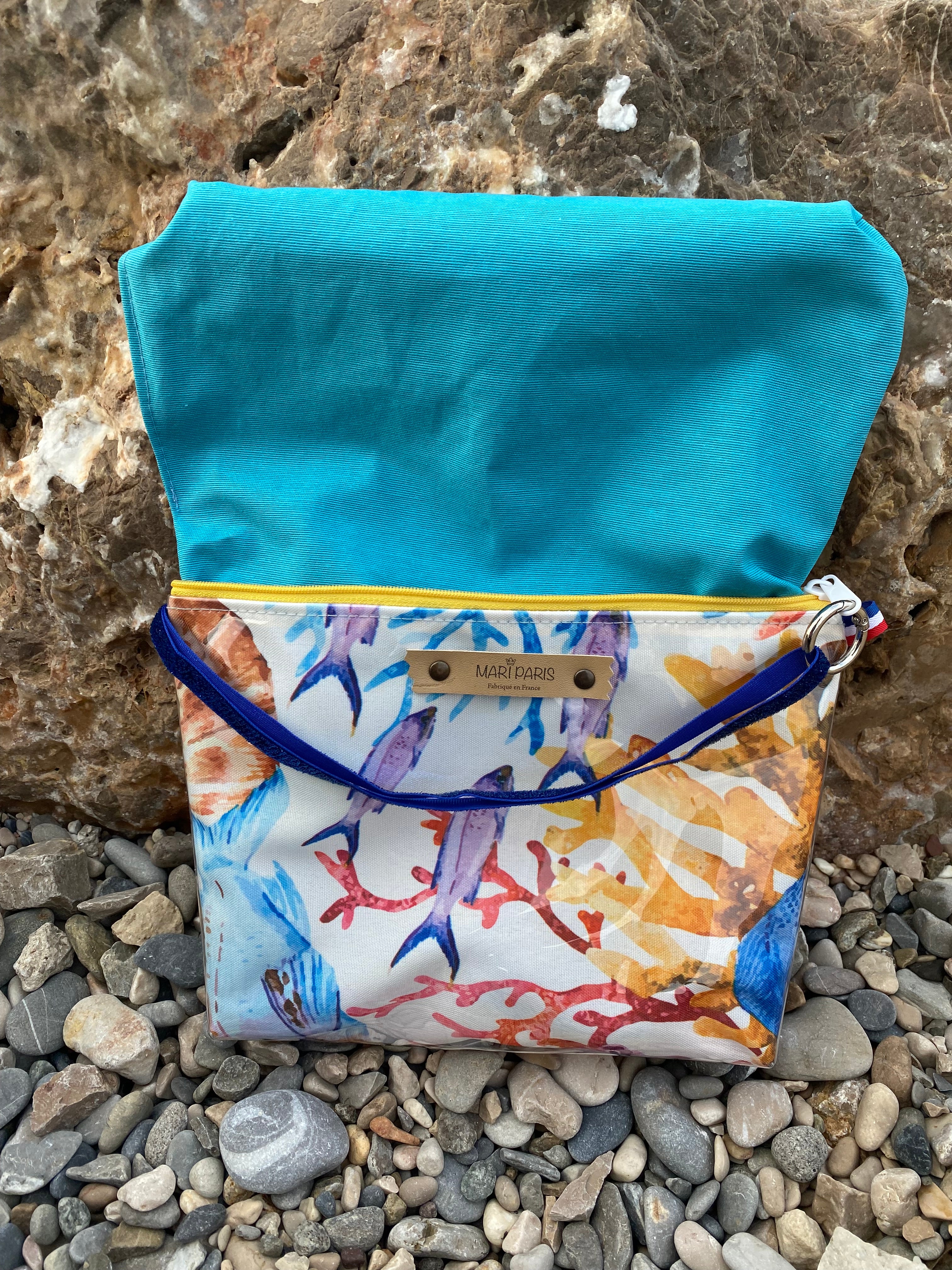 Trousse imperméable MariParis – Collection Trésors Marins