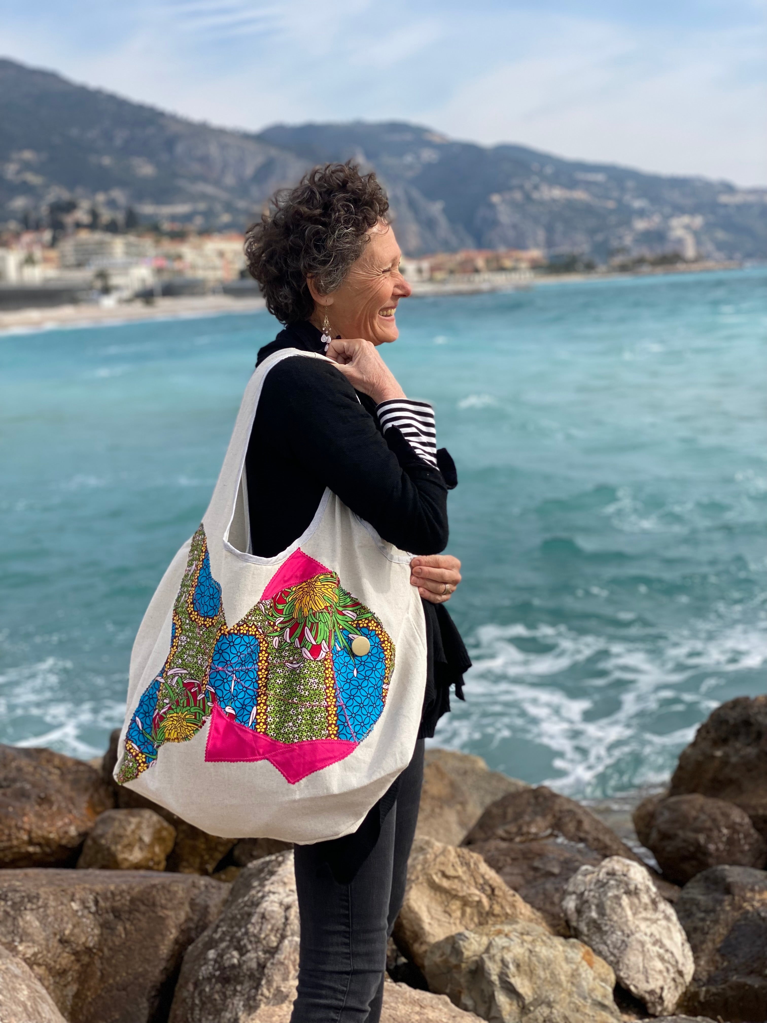 Grand Sac Cabas MariParis – Collection Trésors Marins