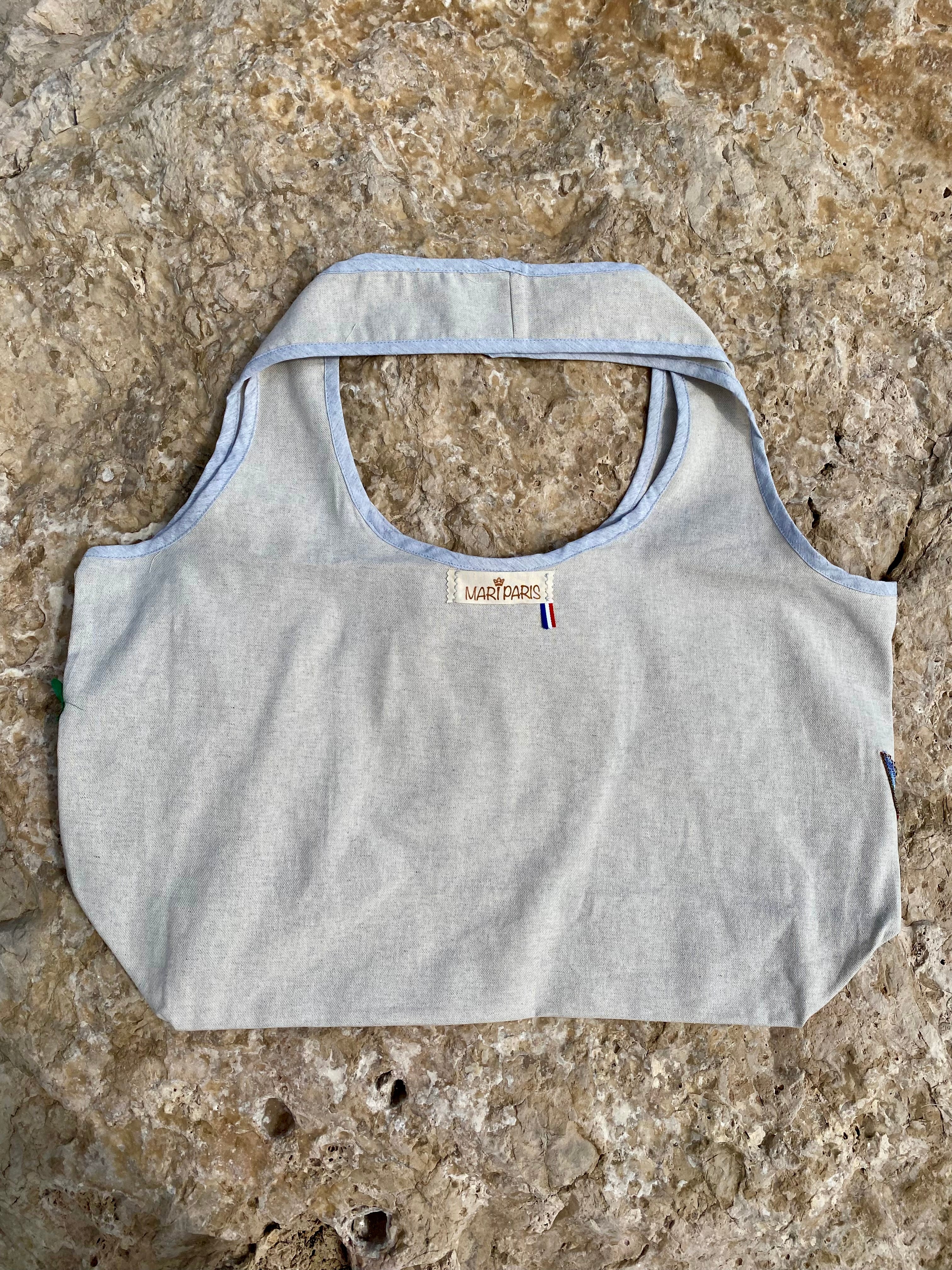 Grand Sac Cabas MariParis – Collection Trésors Marins