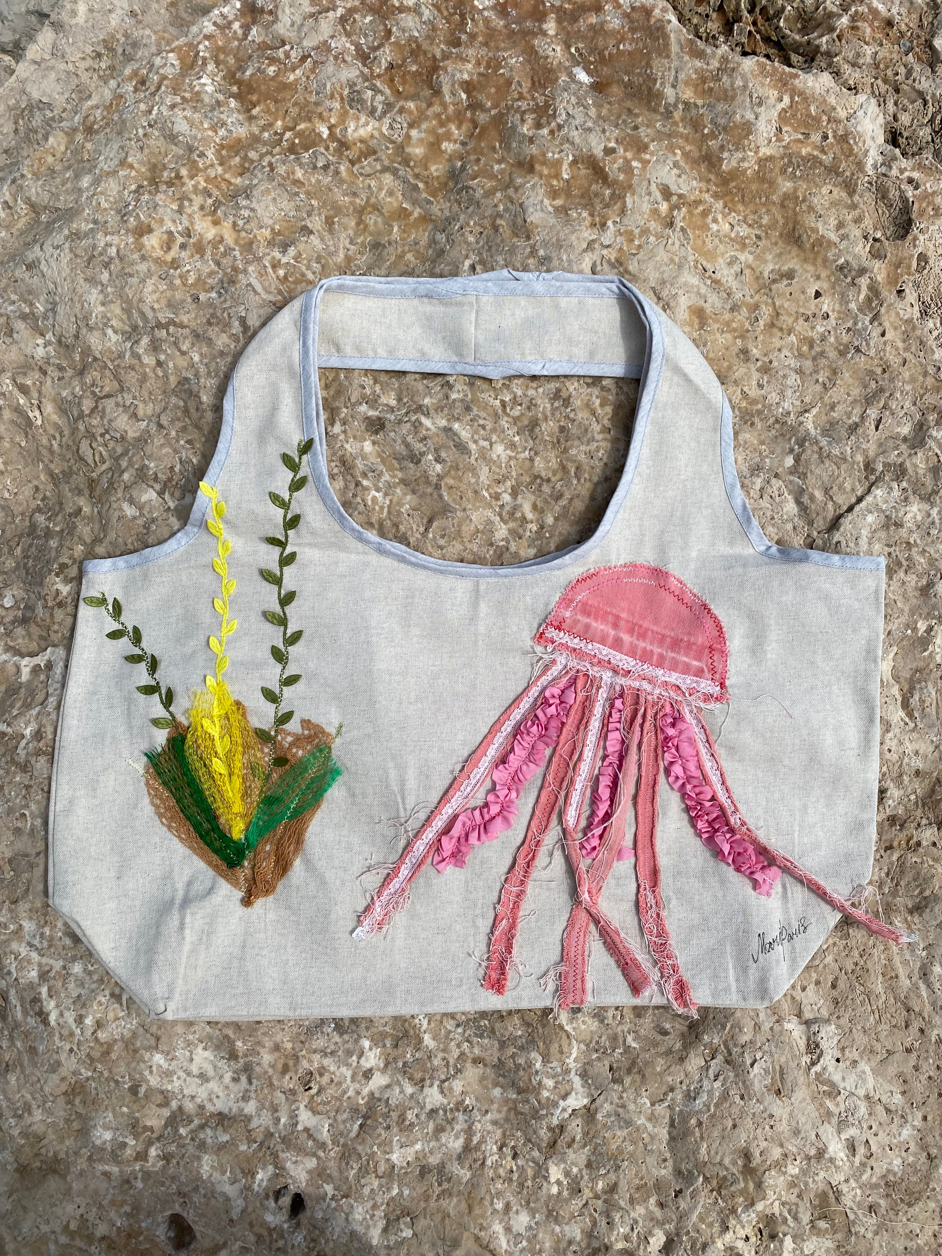 Grand Sac Cabas MariParis – Collection Trésors Marins