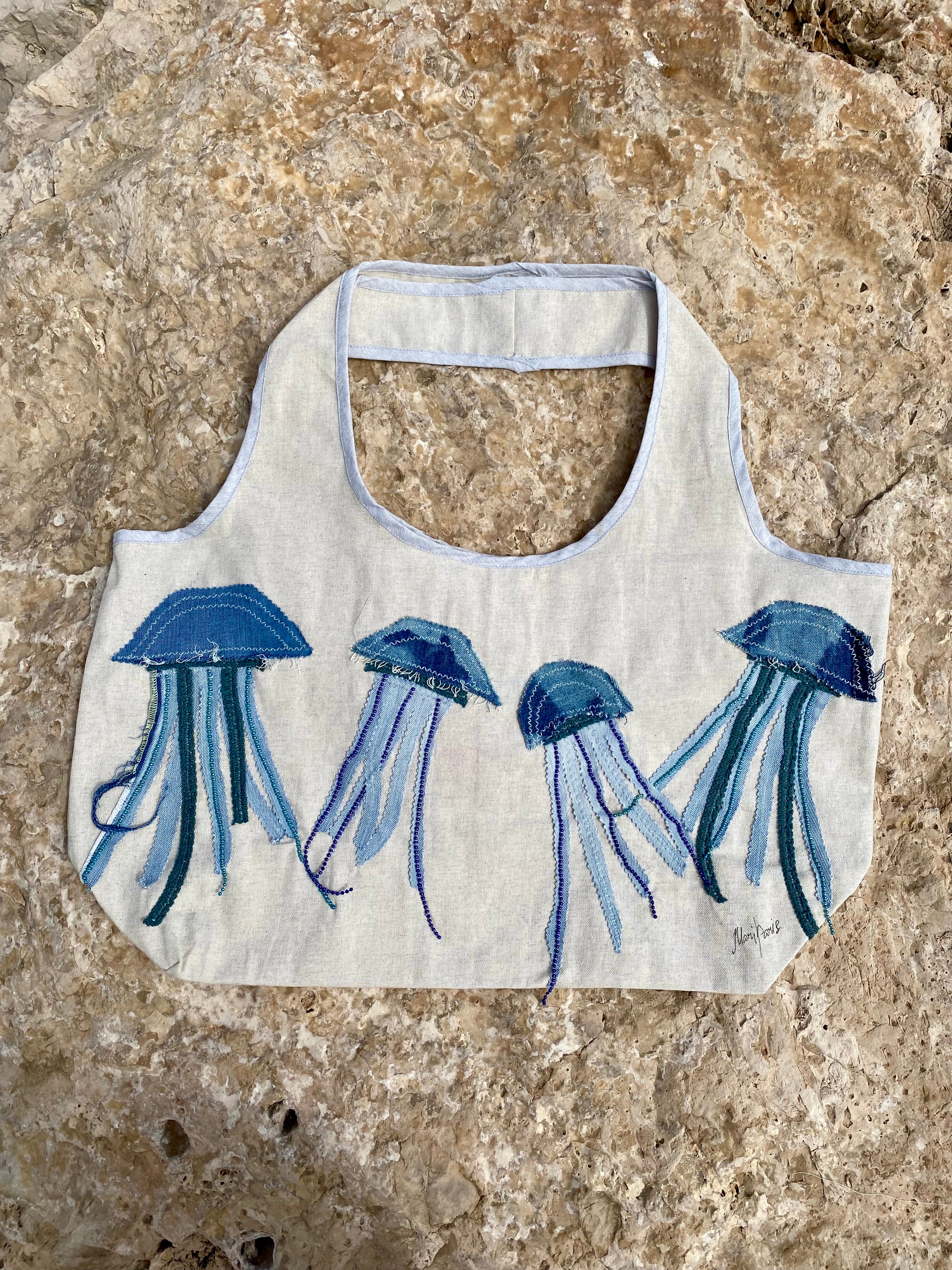 Grand Sac Cabas MariParis – Collection Trésors Marins