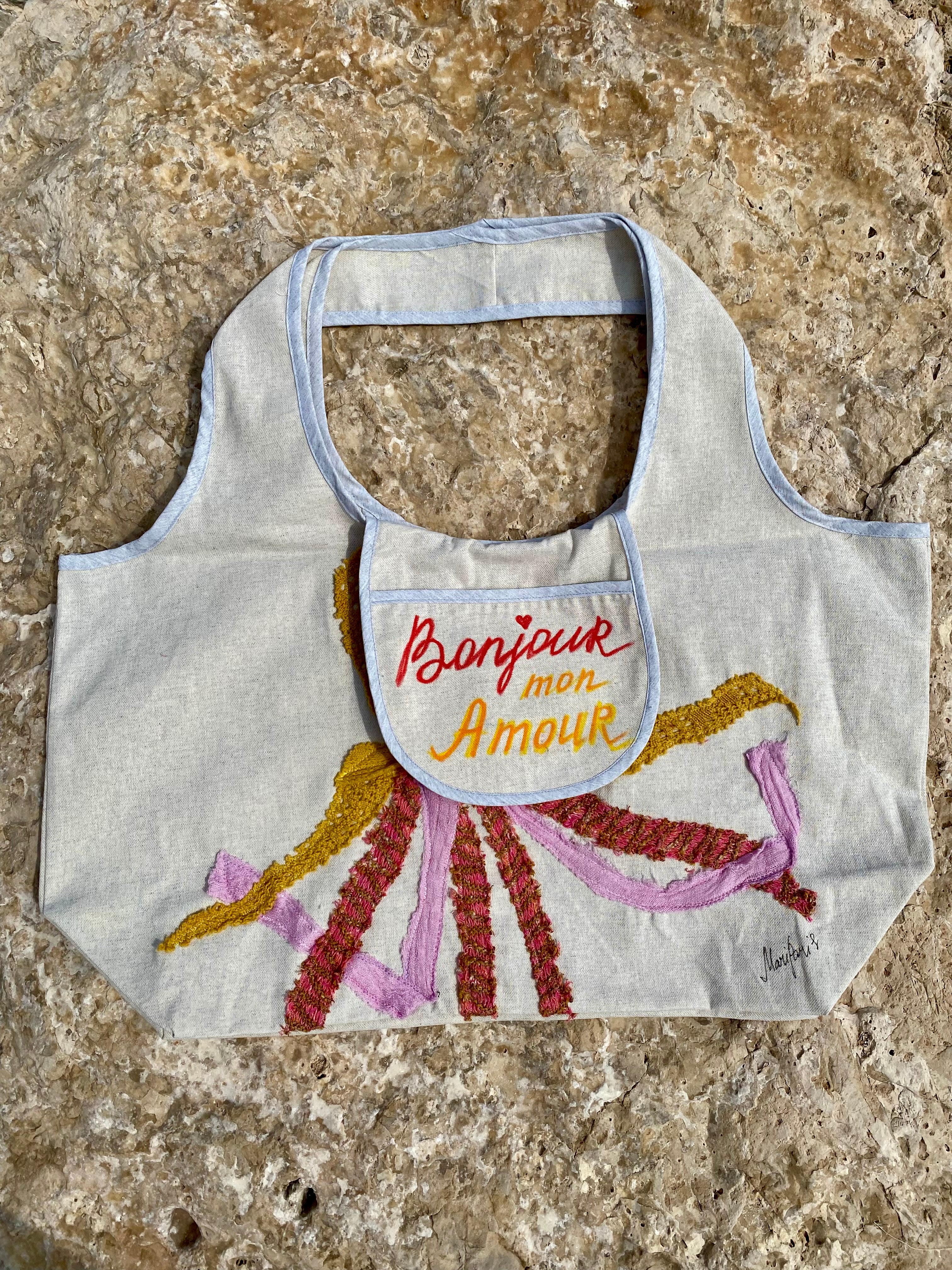 Grand Sac Cabas MariParis – Collection Trésors Marins