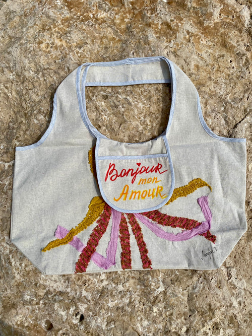 Grand Sac Cabas MariParis – Collection Trésors Marins