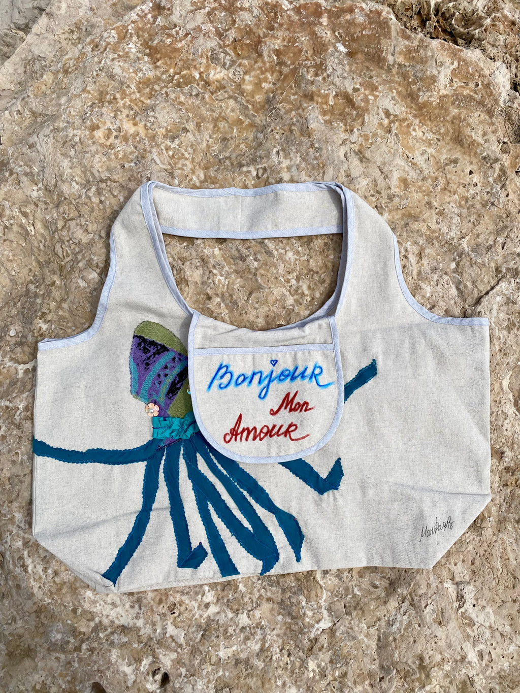 Grand Sac Cabas MariParis – Collection Trésors Marins