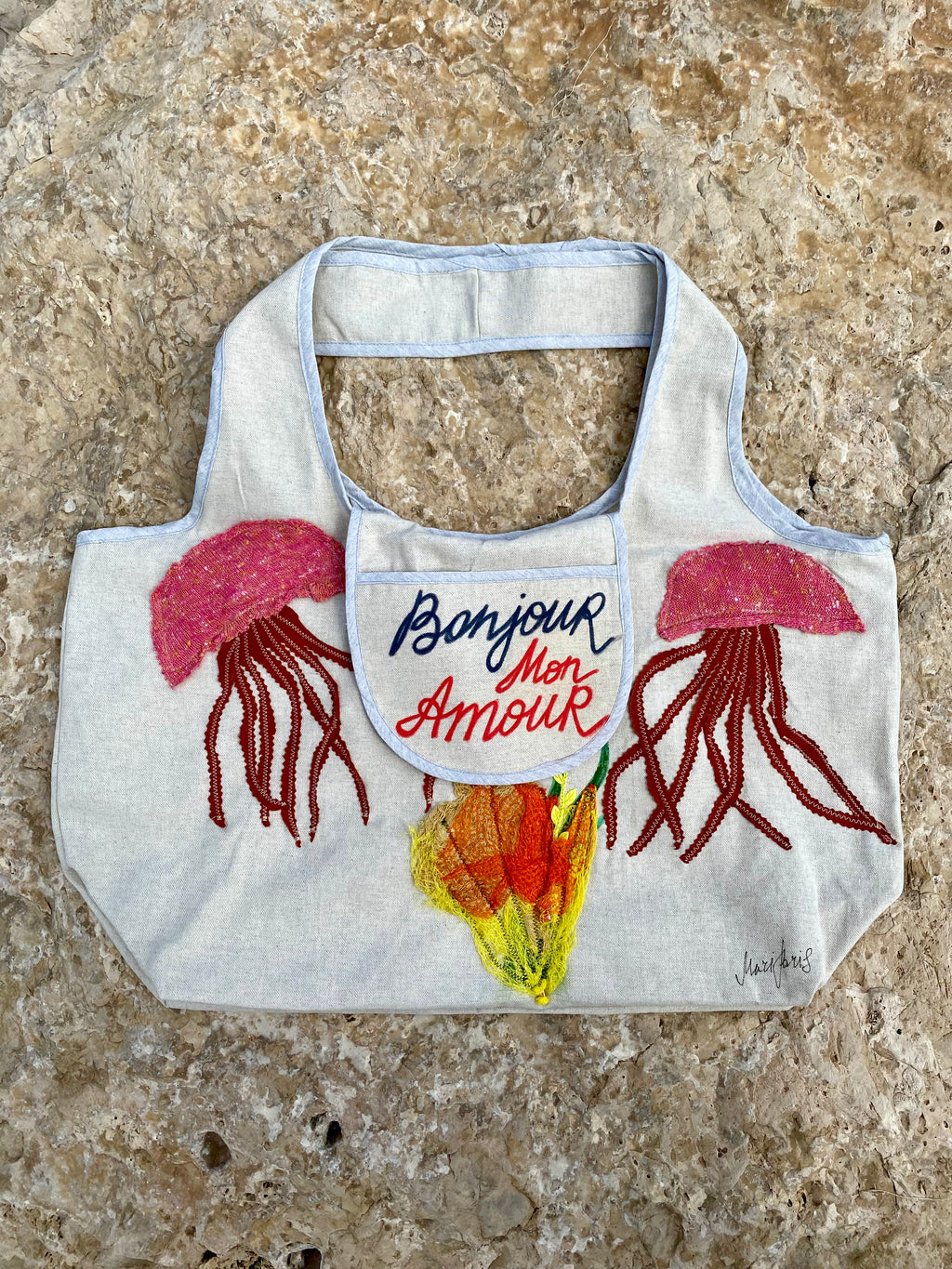 Grand Sac Cabas MariParis – Collection Trésors Marins