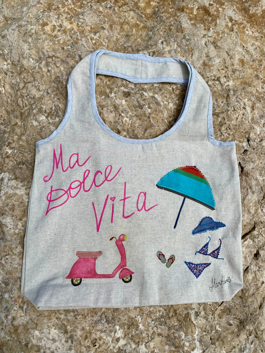 Sac Cabas MariParis – Collection Trésors Marins