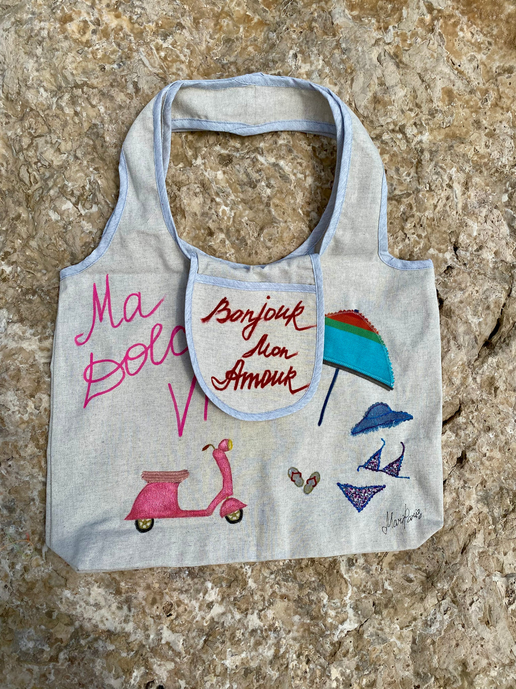 Sac Cabas MariParis – Collection Trésors Marins