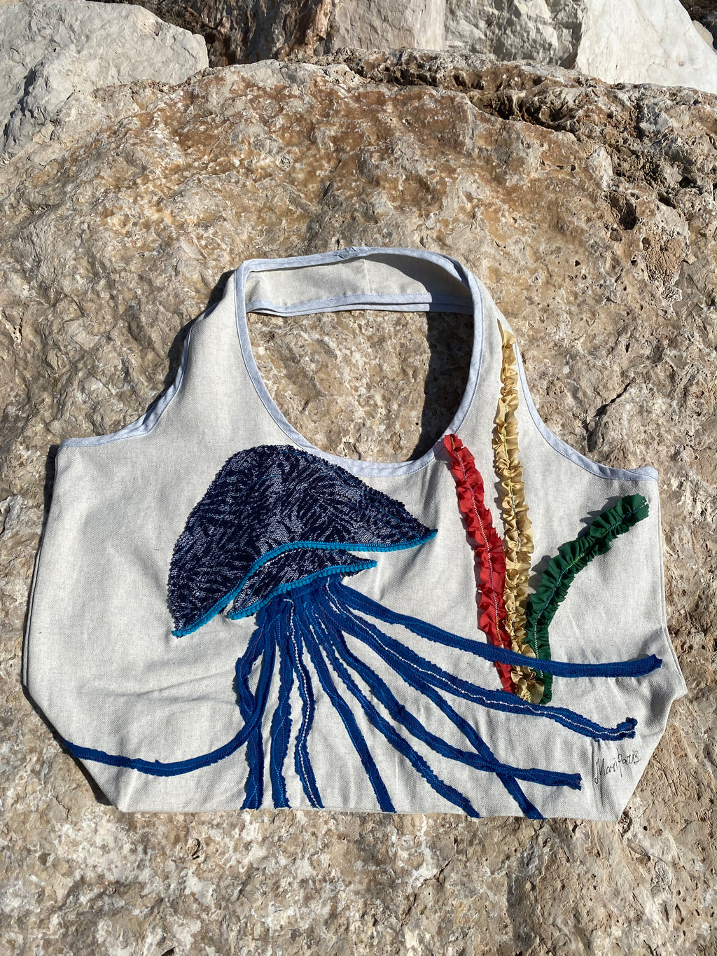 Grand Sac Cabas MariParis – Collection Trésors Marins