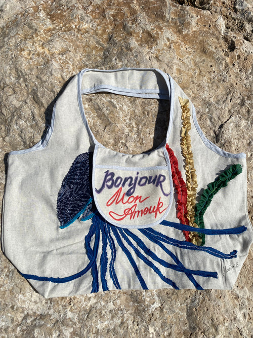 Grand Sac Cabas MariParis – Collection Trésors Marins