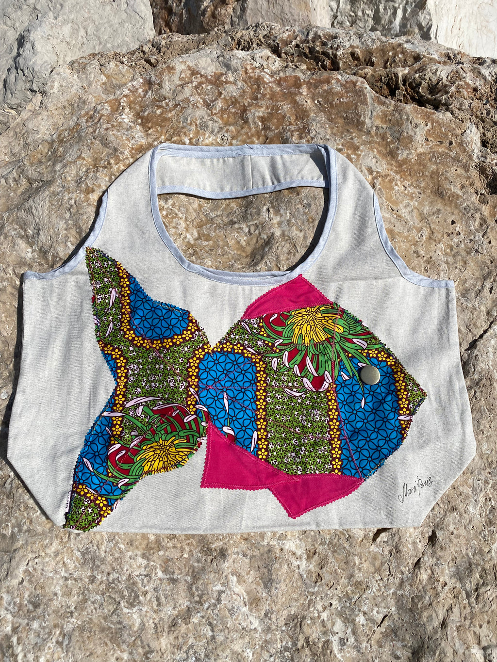 Grand Sac Cabas MariParis – Collection Trésors Marins