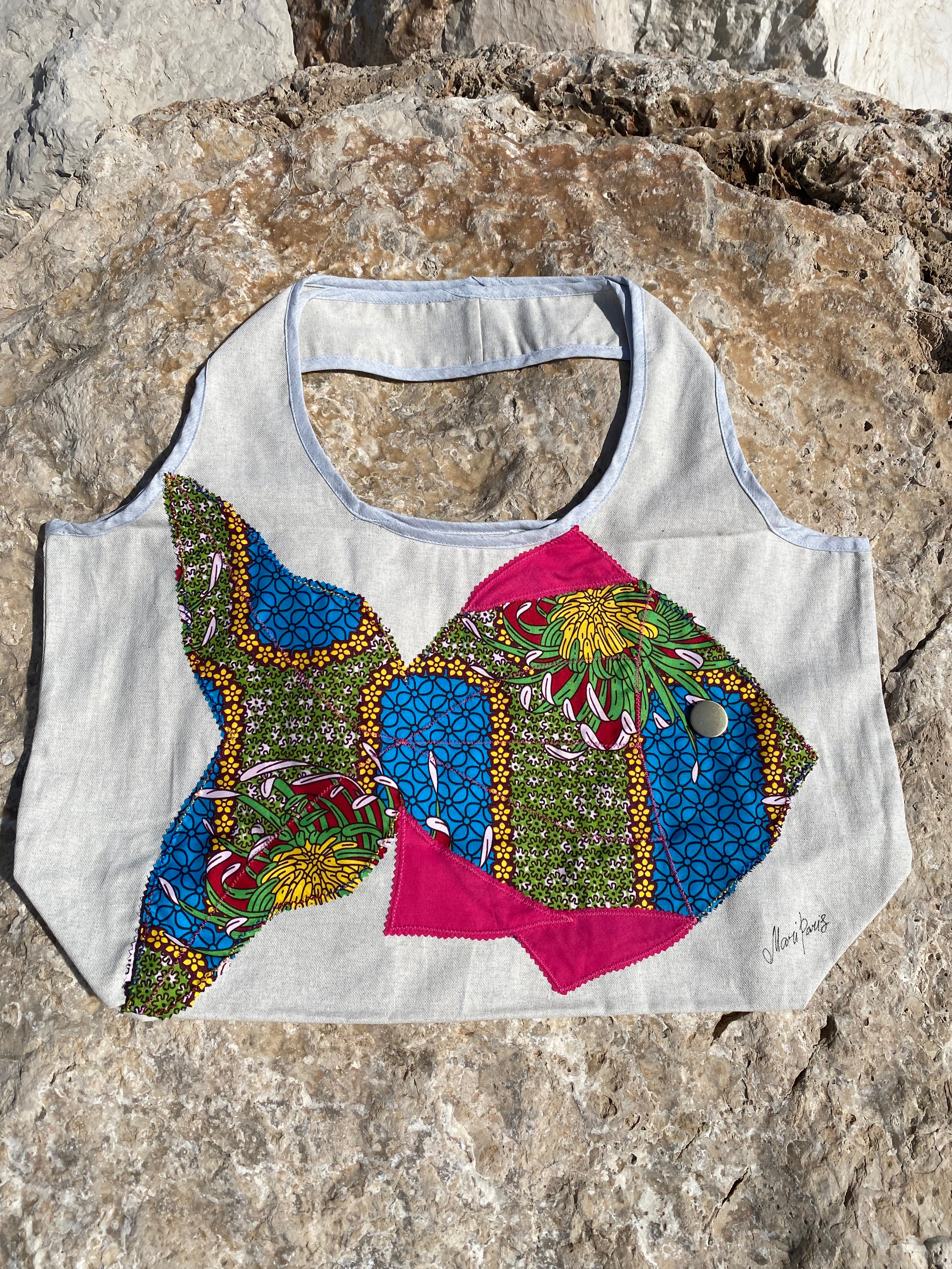 Grand Sac Cabas MariParis – Collection Trésors Marins