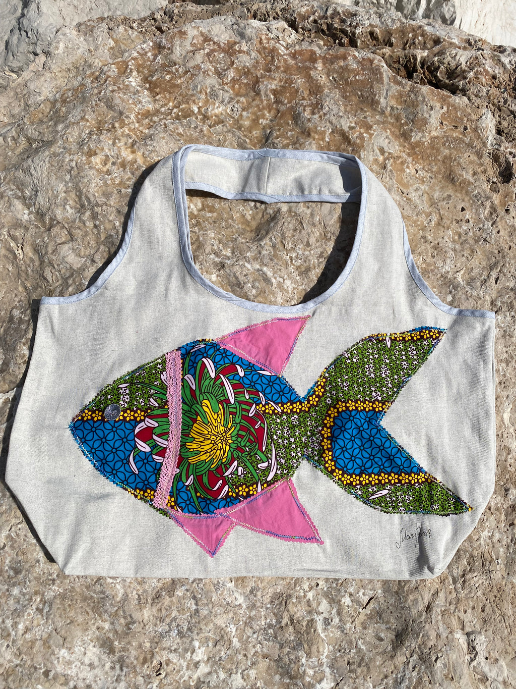 Grand Sac Cabas MariParis – Collection Trésors Marins