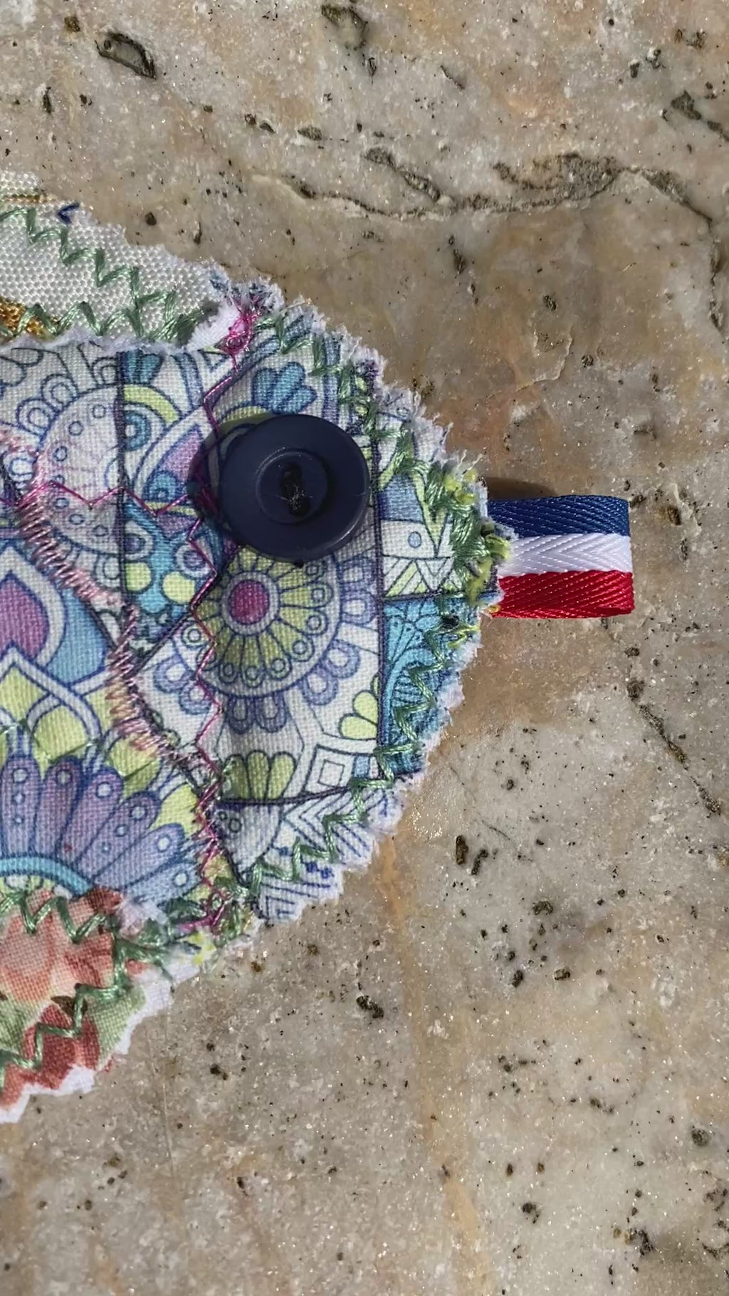 Porte-clés / Bijou de sac MariParis – Collection Trésors Marins