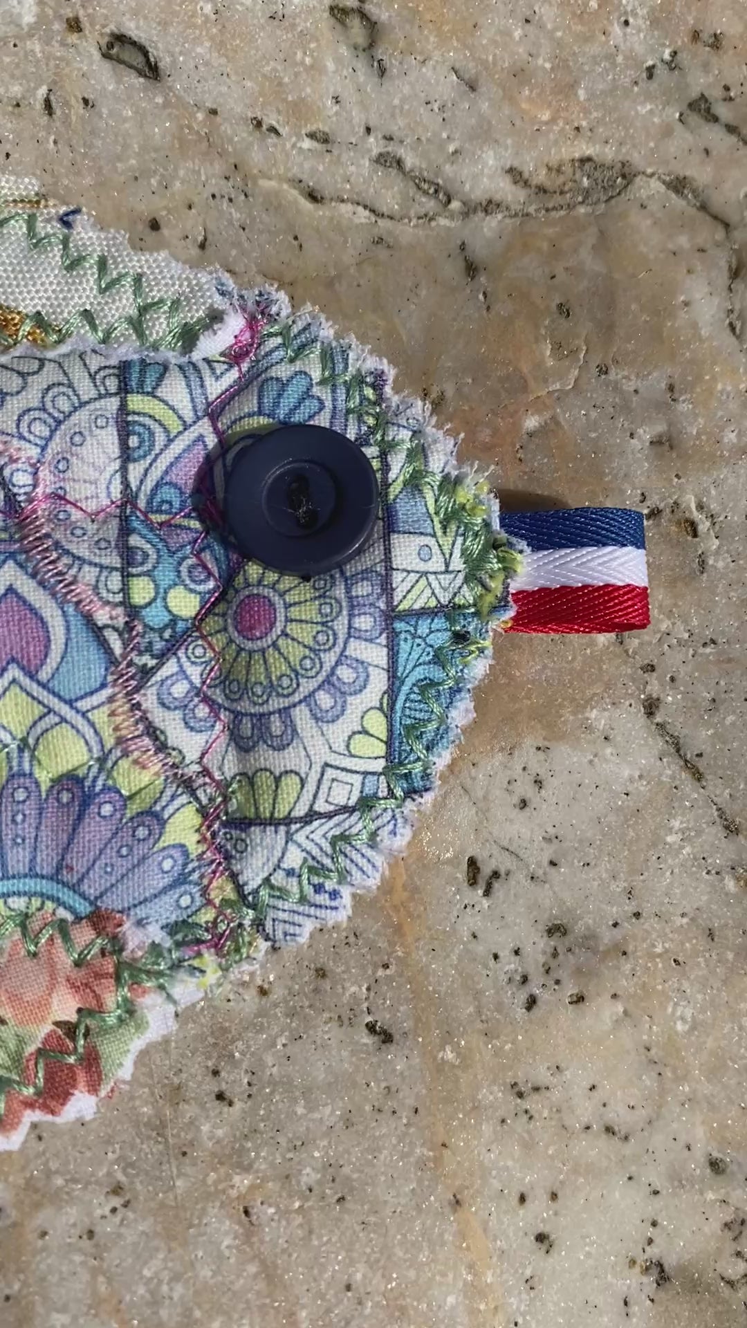 Porte-clés / Bijou de sac MariParis – Collection Trésors Marins