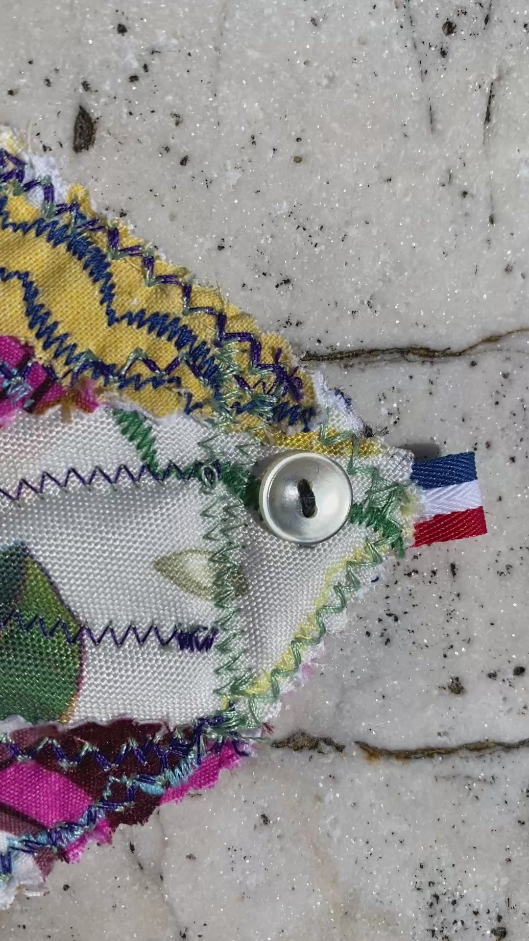 Porte-clés / Bijou de sac MariParis – Collection Trésors Marins