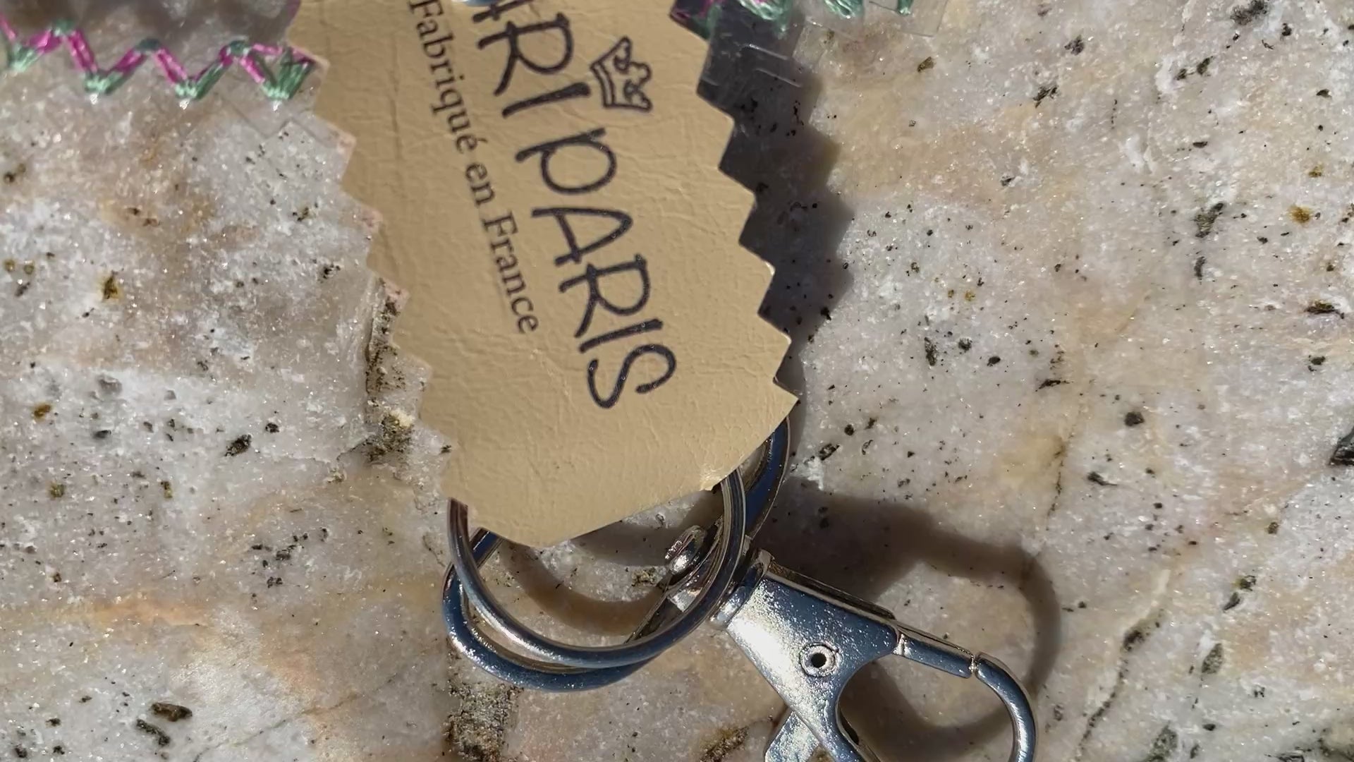 Porte-clés / Bijou de sac MariParis – Collection Trésors Marins